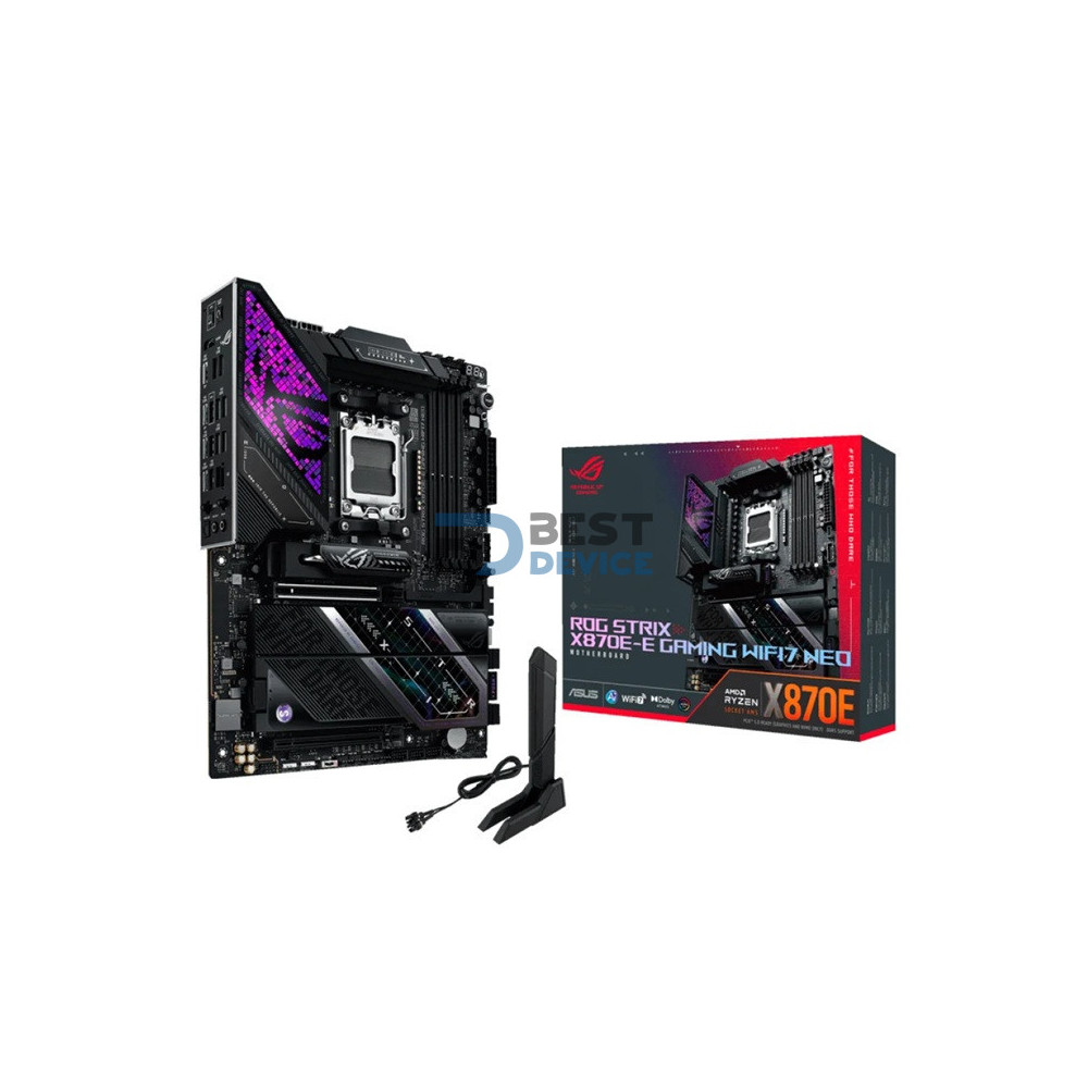 PLACA MADRE ASUS ROG STRIX X870E-E GAMING WIFI7 NEO AM5/S/R/HDMI/5M2/USB4/ATX