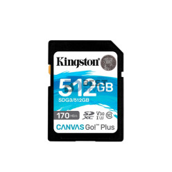 MEMORIA SD KINGSTON 512GB SDG3/512GB CANVAS GO PLUS