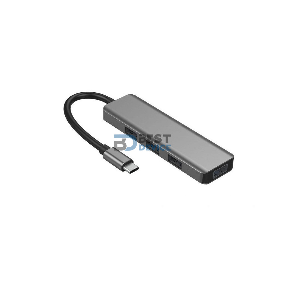 ADAPTADOR SATE USB TIPO C 5 EN 1 A-HUBC51