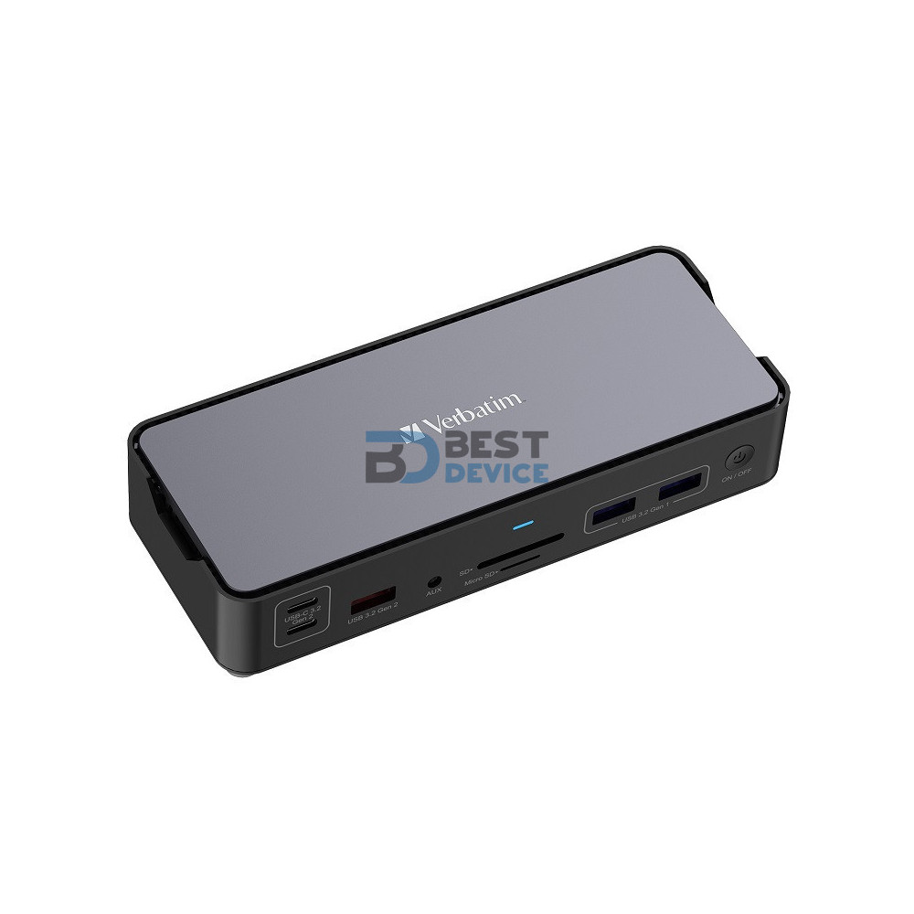 HUB MULTIPUERTO VERBATIM CDS-15 15 PUERTOS USB-C PRO 32174