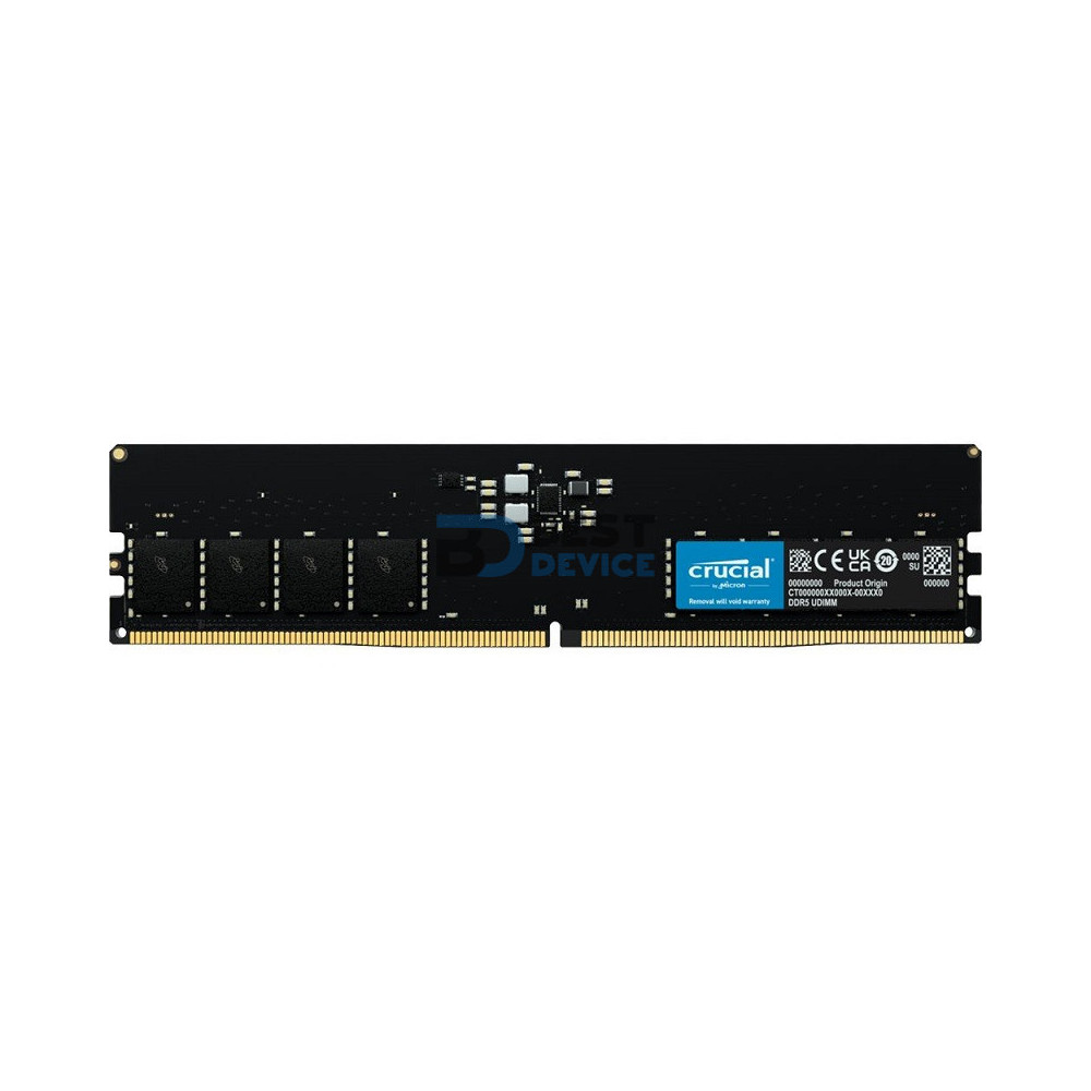 MEMORIA RAM CRUCIAL DDR5 16GB 5600 MHZ BASIC UDIMM