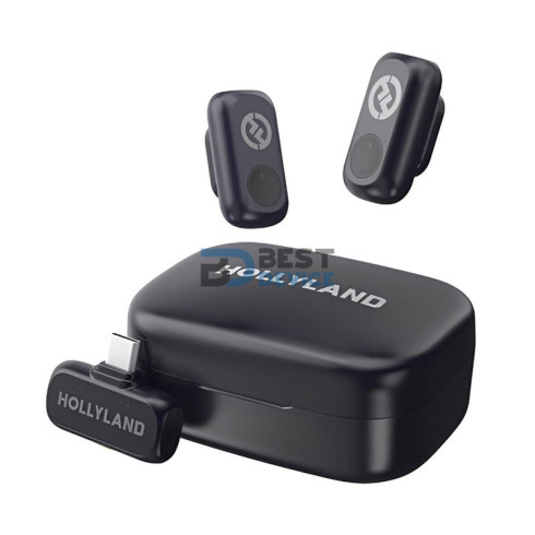 MICROFONO HOLLYLAND LARK A1 DUO PARA SMARTPHONE CON USB-C