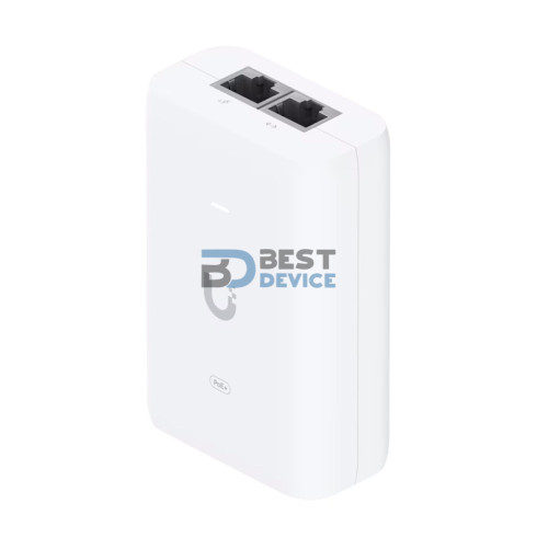 FUENTE POE UBIQUITI U-POE-AT-BR POE 48V 0.65A POE+ GIGABIT 30 W
