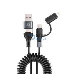 CABLE ARGOMTECH ARG-CB-0071BK USB-A/TYPE-C 1.5M