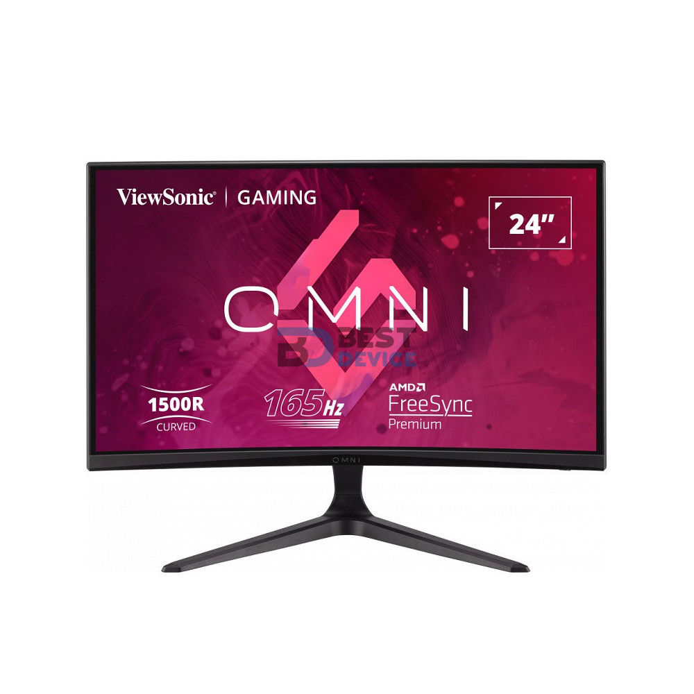 MONITOR GAMER VIEWSONIC 24" VX2418C 165HZ CURVO