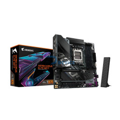 PLACA MADRE X870M AORUS ELITE WIFI7 DDR5 AM5/S/R/HDMI/2M2/USB4/MATX