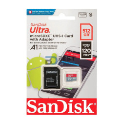 MEMORIA SANDISK MICRO SD 512GB ULTRA 150MB/S