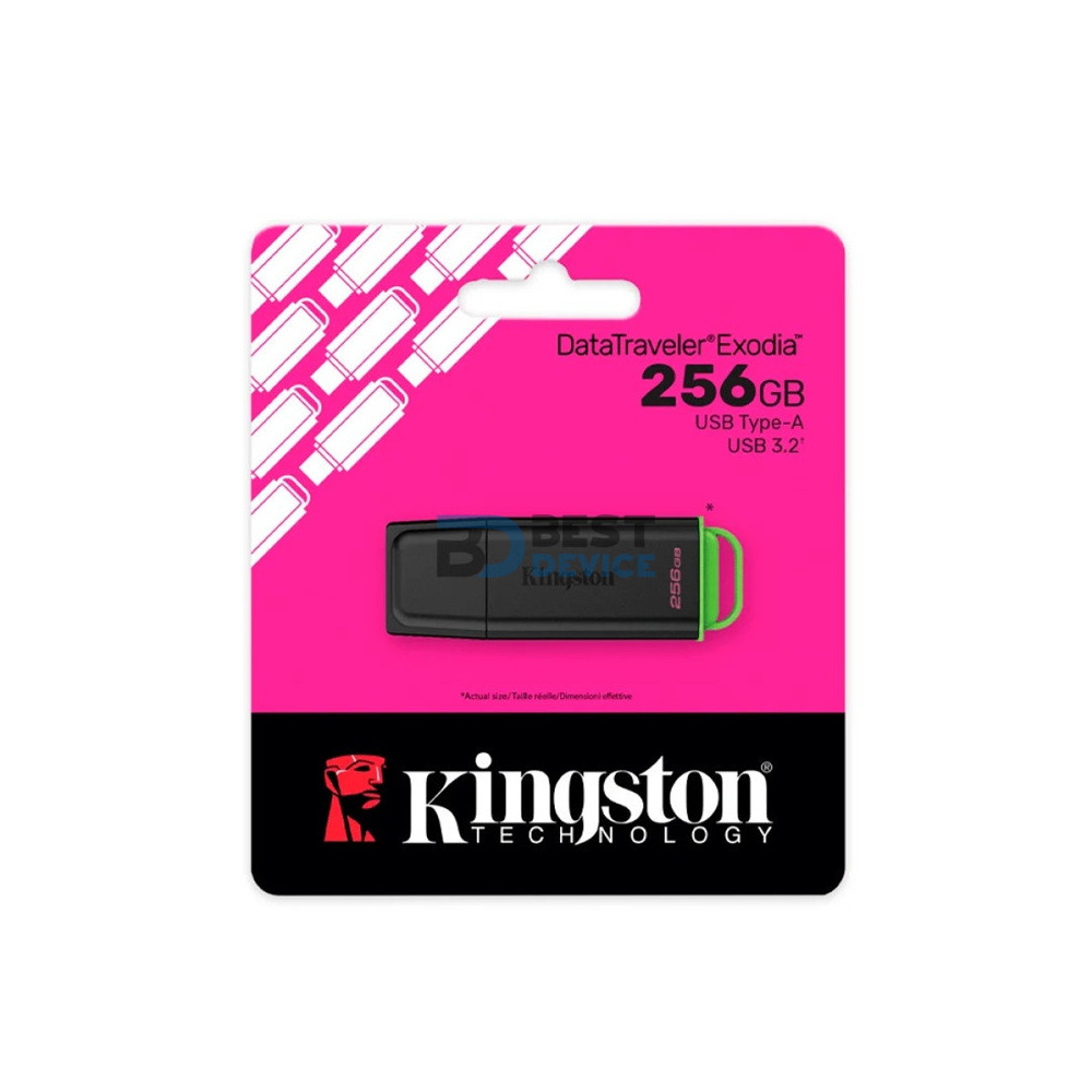PENDRIVE KINGSTON DATATRAVELER EXODIA 256GB DTXG2/256GB USB-A 3.2