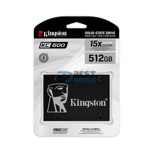 SSD KINGSTON 512GB SKC600/512G 2.5 SATA3