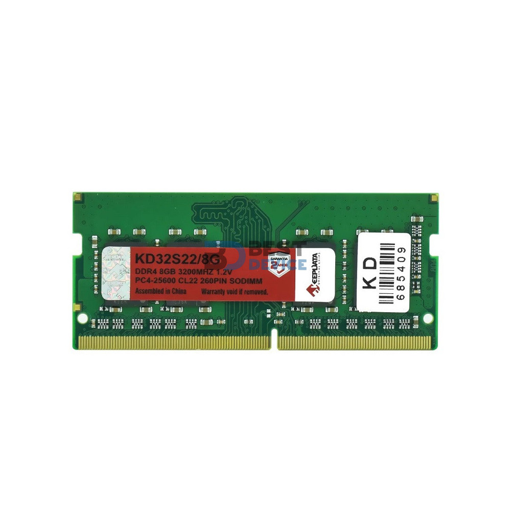 MEMORIA RAM PARA NOTEBOOK DDR4 KEEPDATA 8GB 3200MHZ