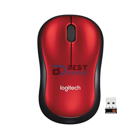 MOUSE LOGITECH 910-003635 M185 ROJO WIR