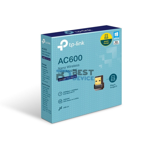 ADAPTADOR TP-LINK W NE USB T2U AC600 NANO DUAL BAND
