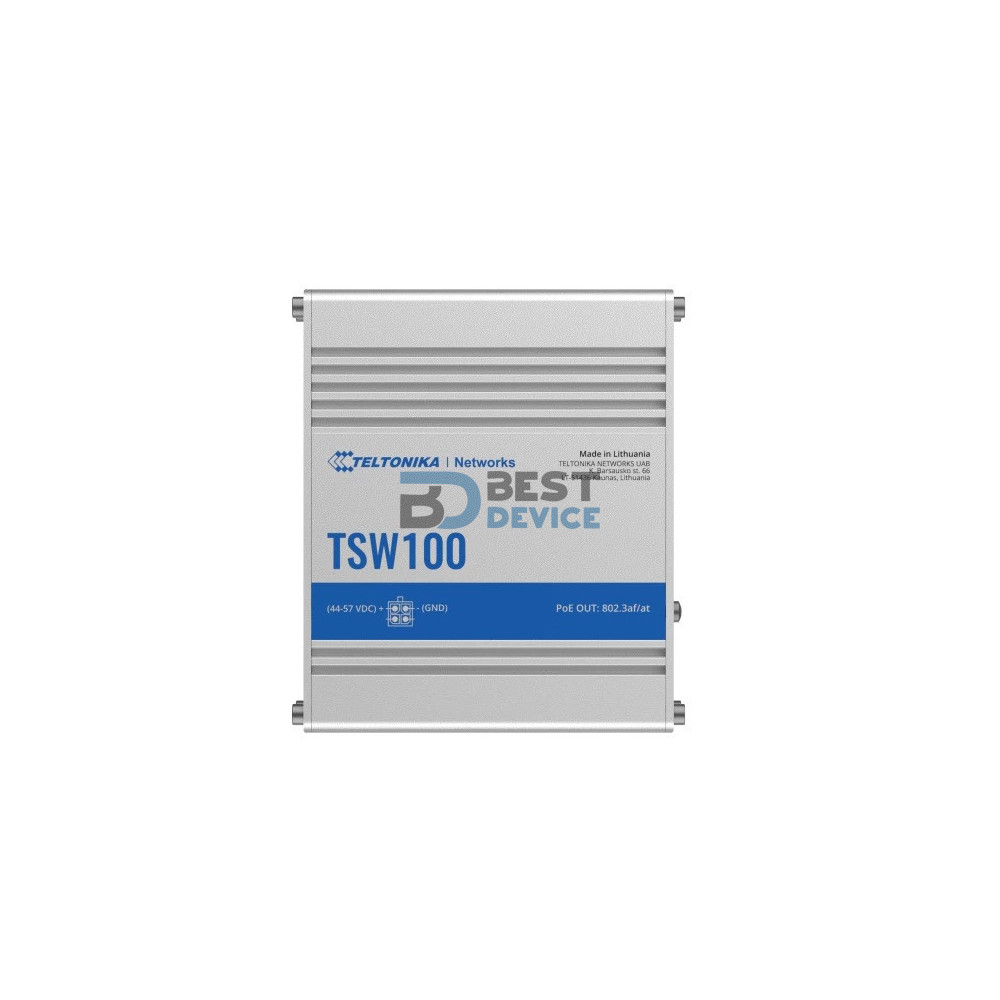 SWITCH TELTONIKA TSW100 4P POE+