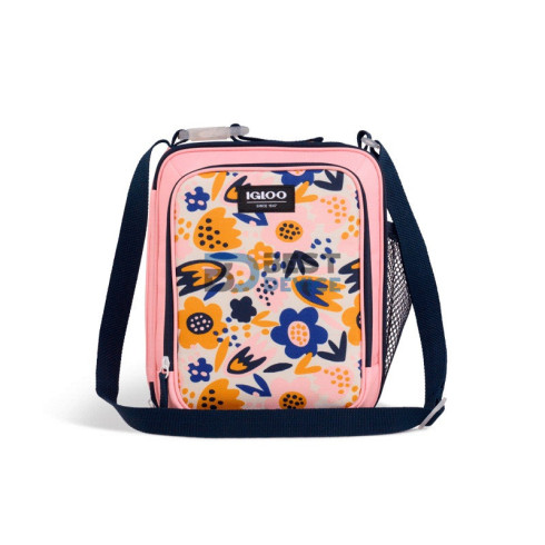 BOLSA TÉRMICA IGLOO 5 LATAS VERTICAL LUNCH FLOREADO 64303
