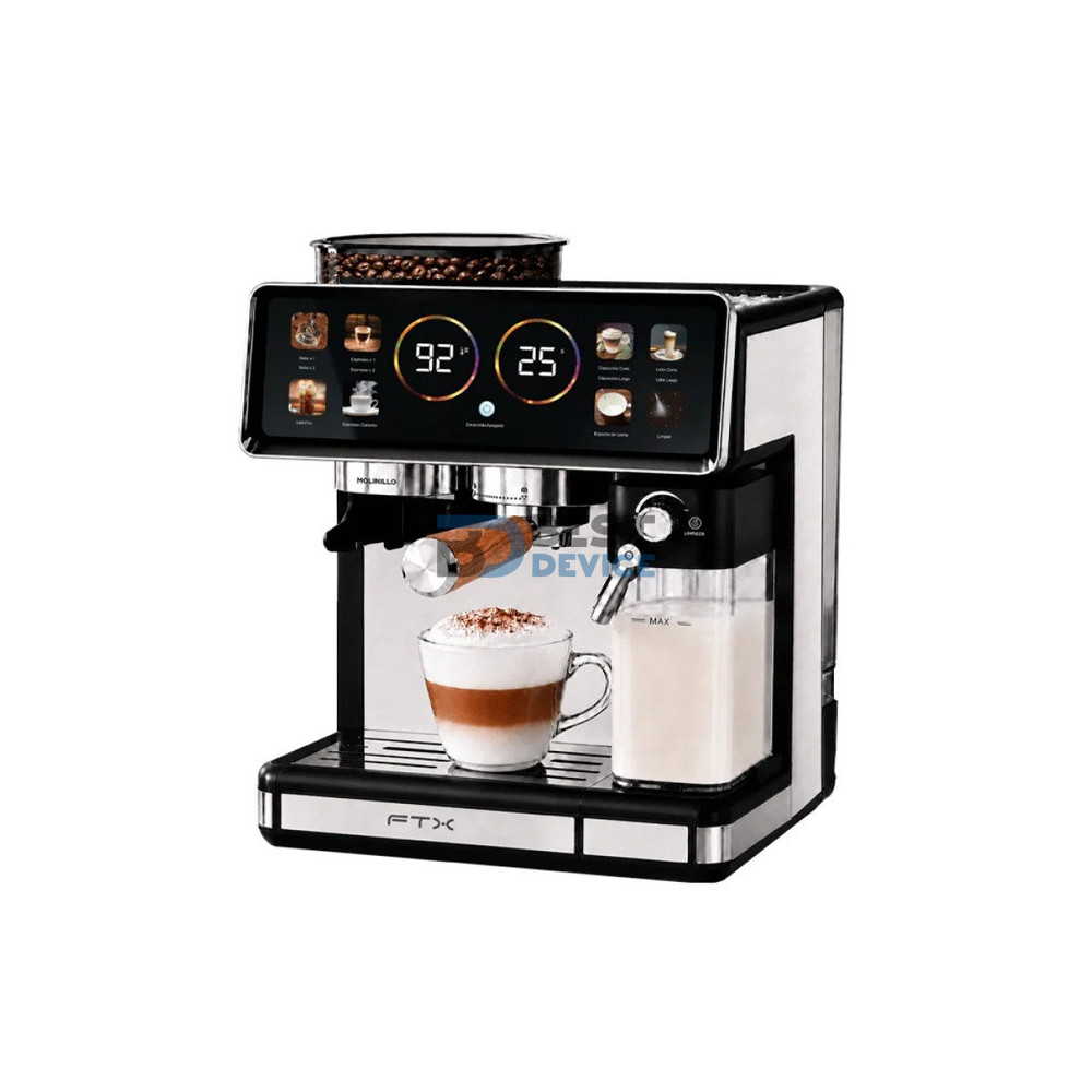 CAFETERA FTX DG C2-26GM 2 TAZAS 220V MOLINO/LECHE/ESPR/CAPP/NPS