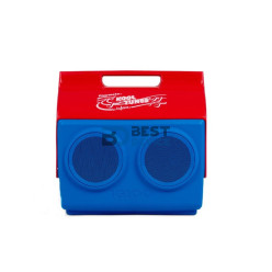 CONSERVADORA CON PARLANTE IGLOO 26 LATAS KOOLTUNES ROJO CON AZUL 1P 37X28X35CM 27775