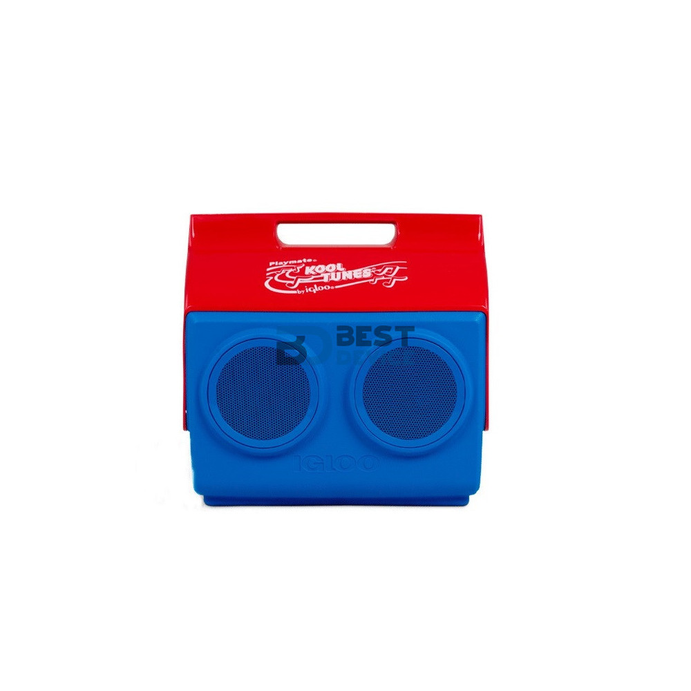 CONSERVADORA CON PARLANTE IGLOO 26 LATAS KOOLTUNES ROJO CON AZUL 1P 37X28X35CM 27775