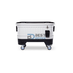 CONSERVADORA IGLOO 118L PARTY BAR CON RUEDAS GRIS 1P 99X55X68CM 34413