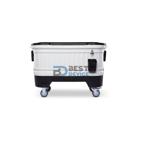 CONSERVADORA IGLOO 118L PARTY BAR CON RUEDAS GRIS 1P 99X55X68CM 34413