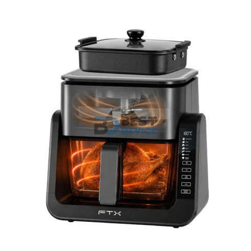 FREIDORA DE AIRE FTX AF2-07 10 EN 1 7L/1500W/220V/VIDRIO DIGITAL