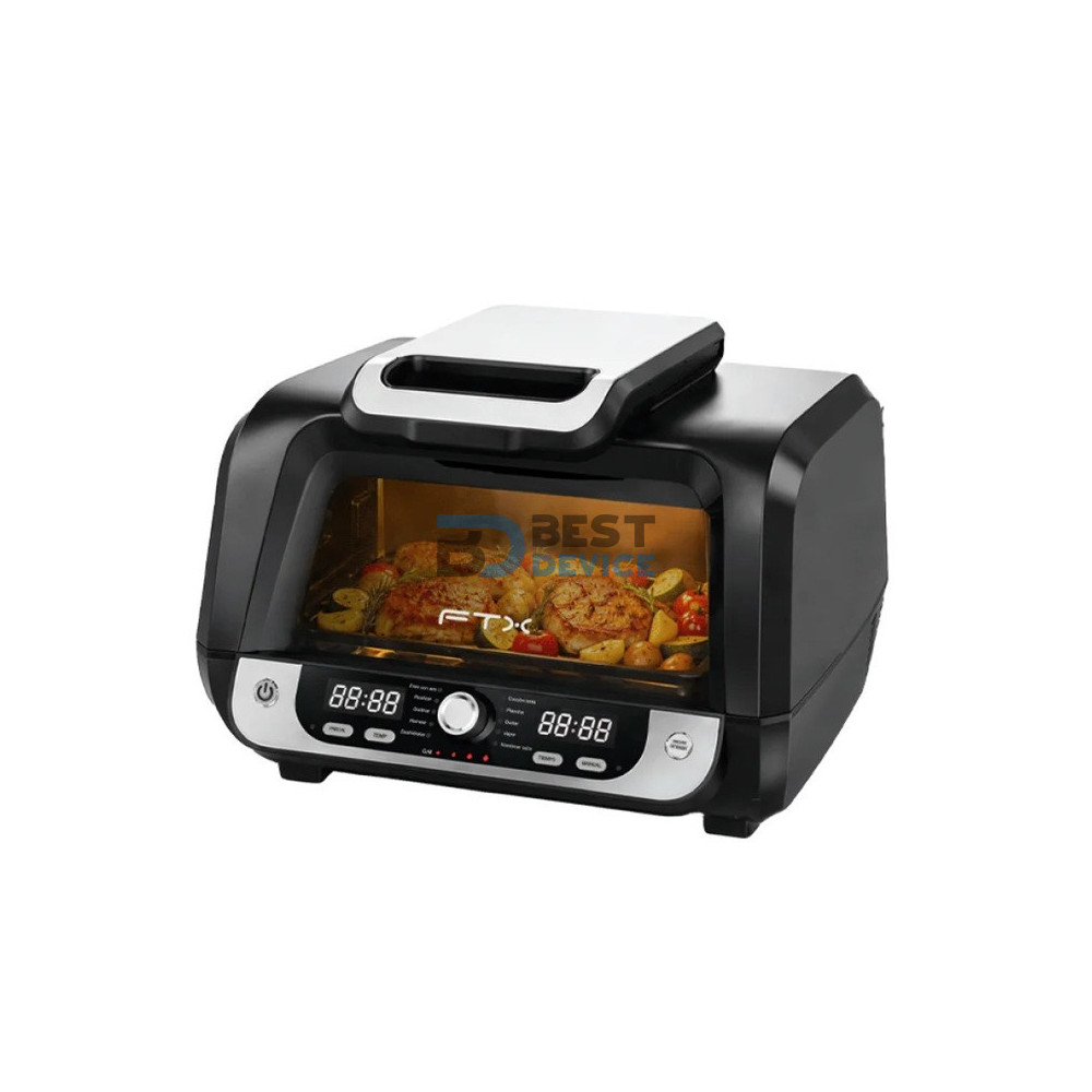FREIDORA DE AIRE FTX AF2-10G1 13 EN 1 10L/1750W/220V/VIDRIO DIGITAL
