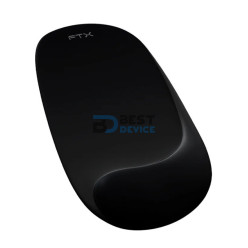 MOUSE PAD FTX FTXMP19 CON APOYO 18X26CM/NEGRO