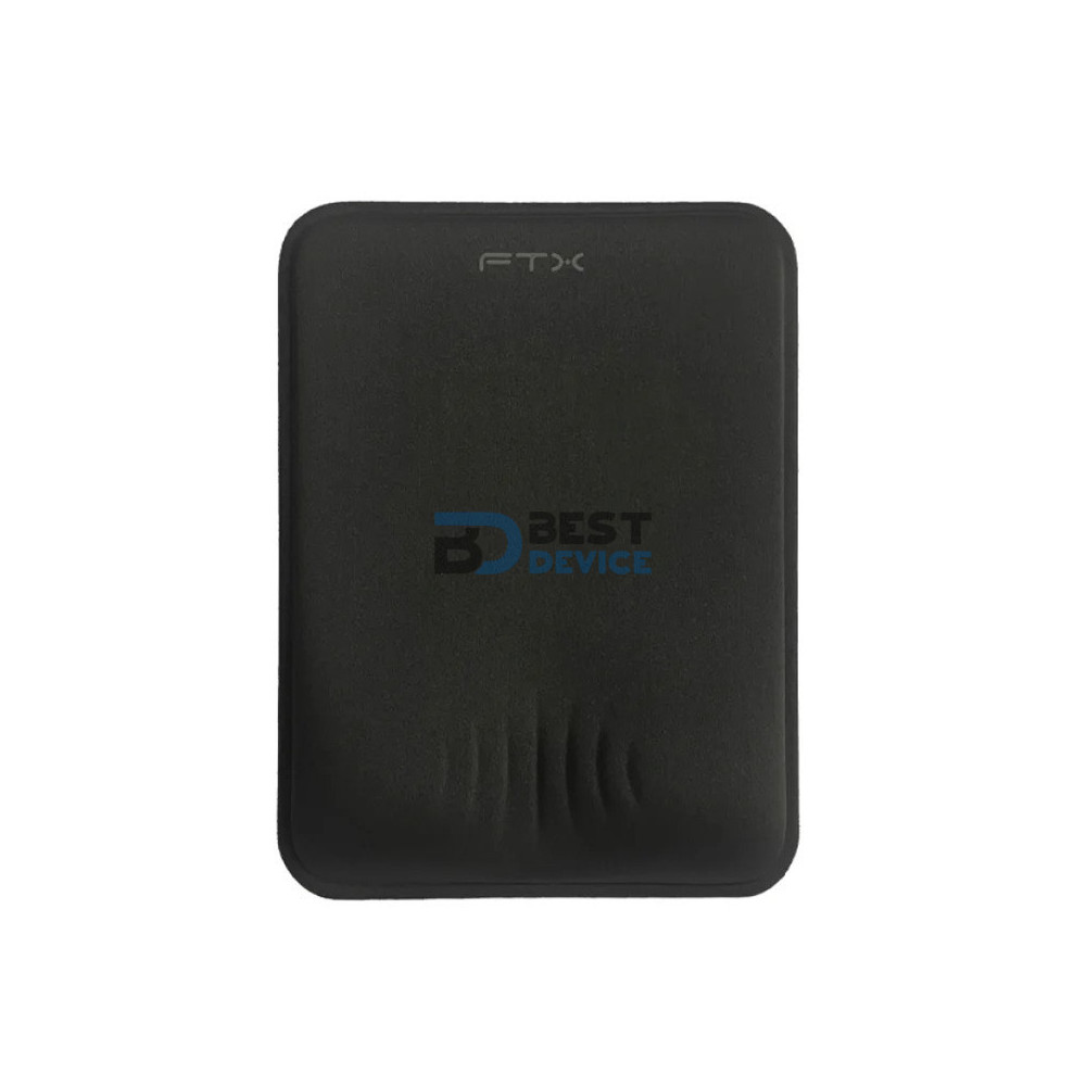 MOUSE PAD FTX FTXMP35 CON APOYO 20X27CM/NEGRO
