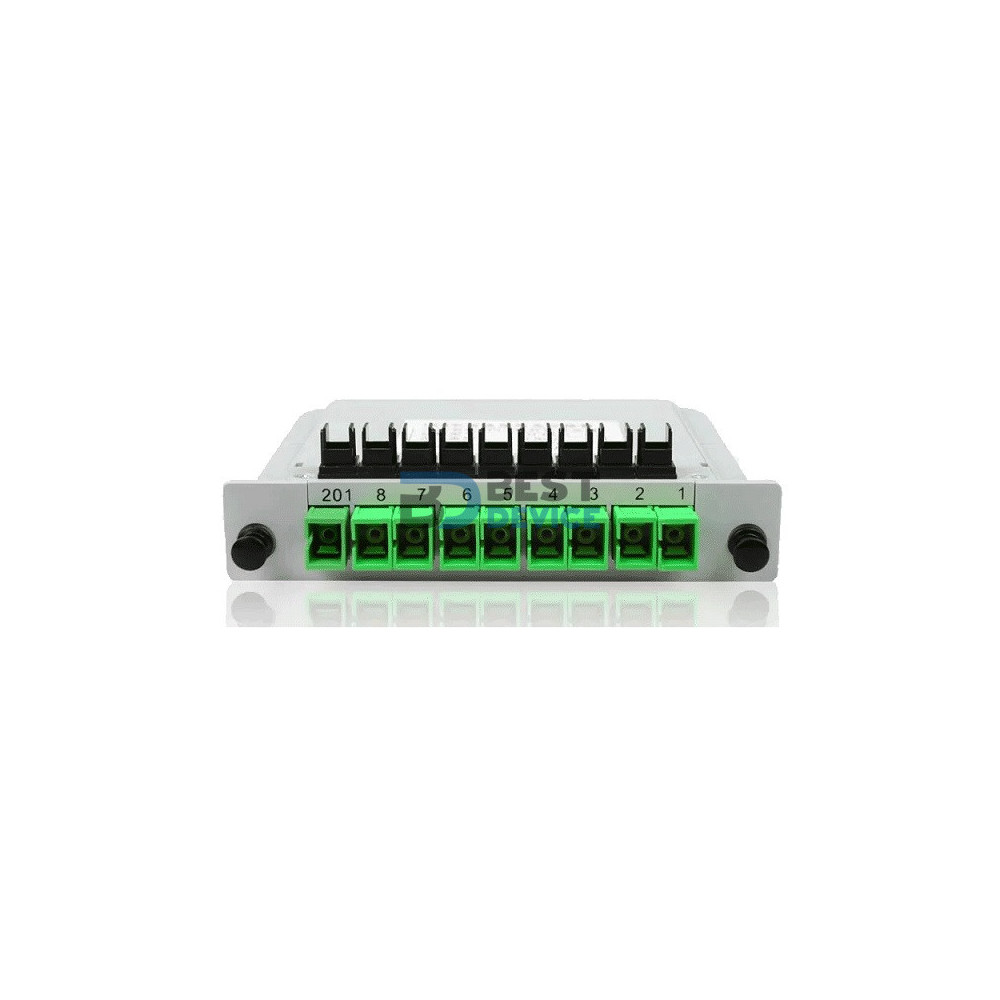 NE ATRIAN ATS1X8PLC-LXD-SCA-C PLUG IN LGX BOX SPLITER1 X 8WITH SC/APC