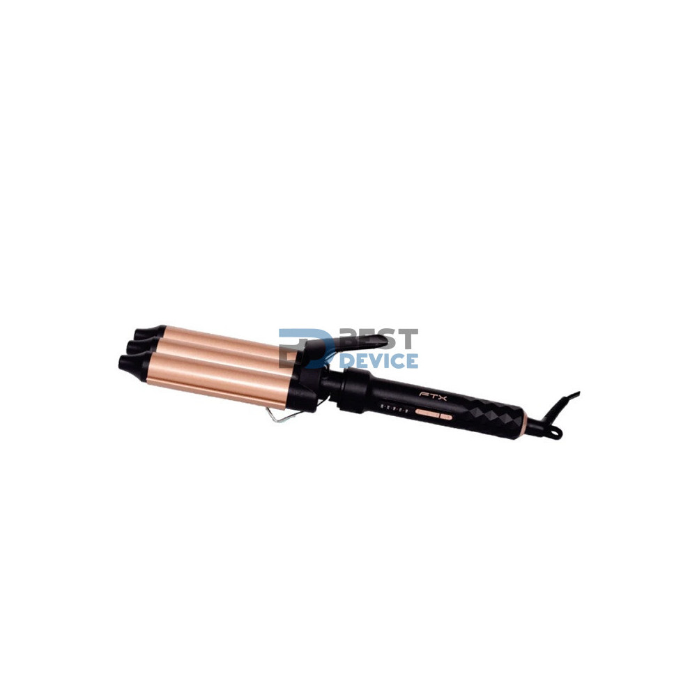 ONDULADOR DE CABELLO FTX WAVE STYLER 110W BIVOLT NEGRO/ROSA