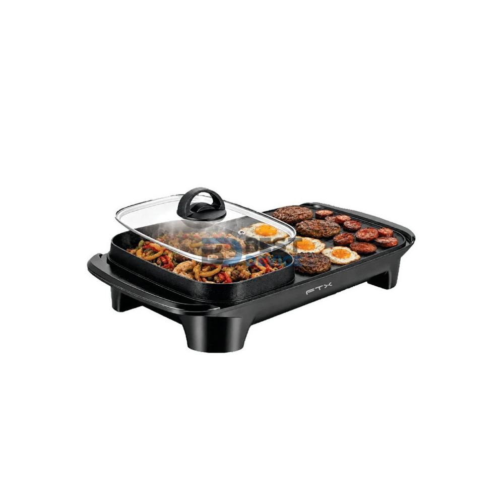 PARRILLA ELECTRICA + OLLA FTX EG2-136 2 EN 1 RECTANGULAR 1360W/220V