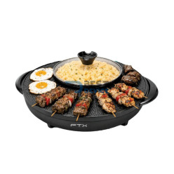 PARRILLA ELECTRICA + OLLA FTX EG2-340 REDONDA 1360W/220V