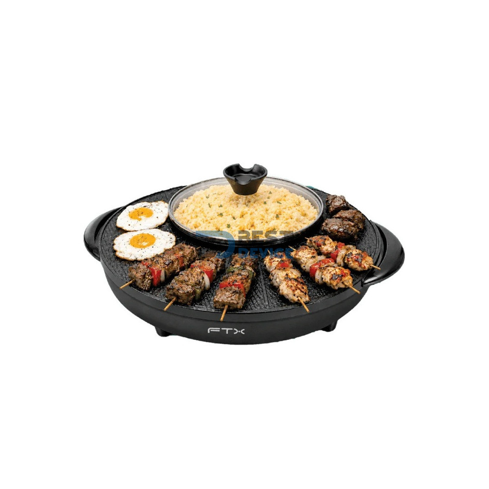 PARRILLA ELECTRICA + OLLA FTX EG2-340 REDONDA 1360W/220V