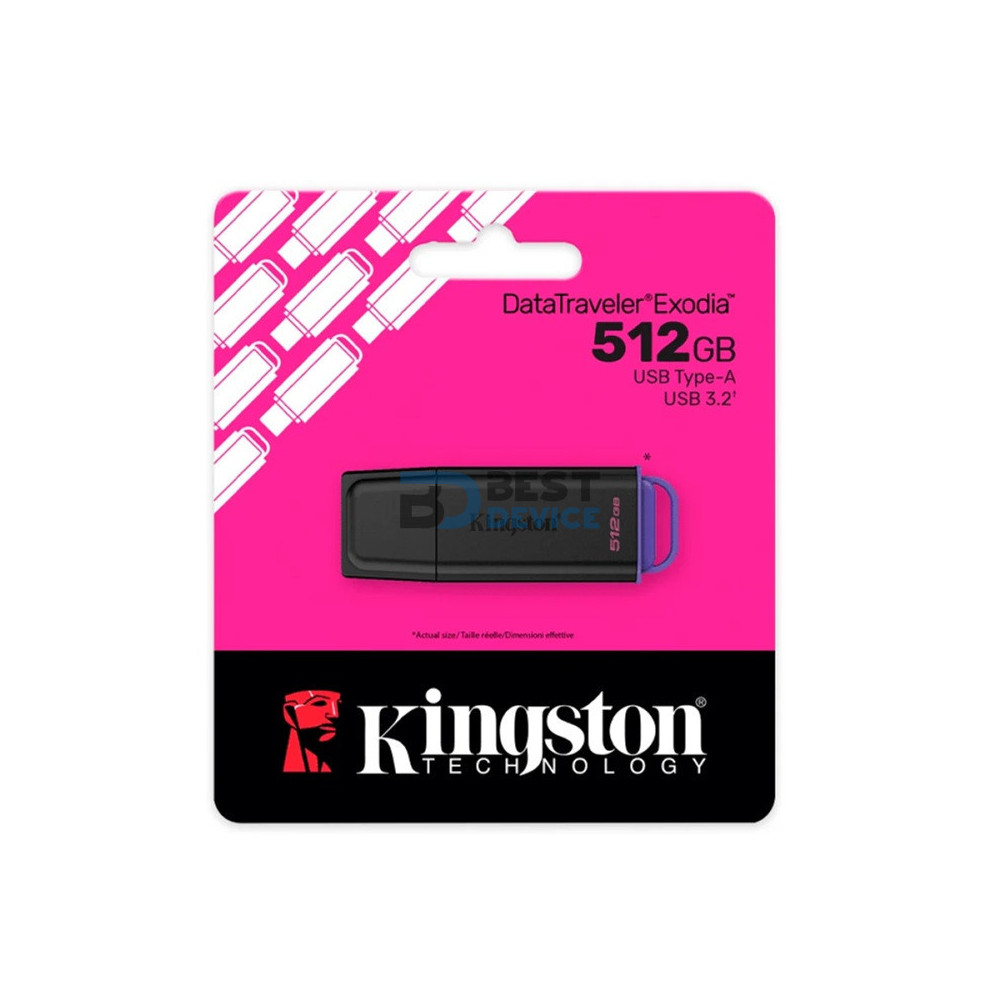 PENDRIVE KINGSTON DATATRAVELER EXODIA 512GB DTXG2/512GB USB-A 3.2