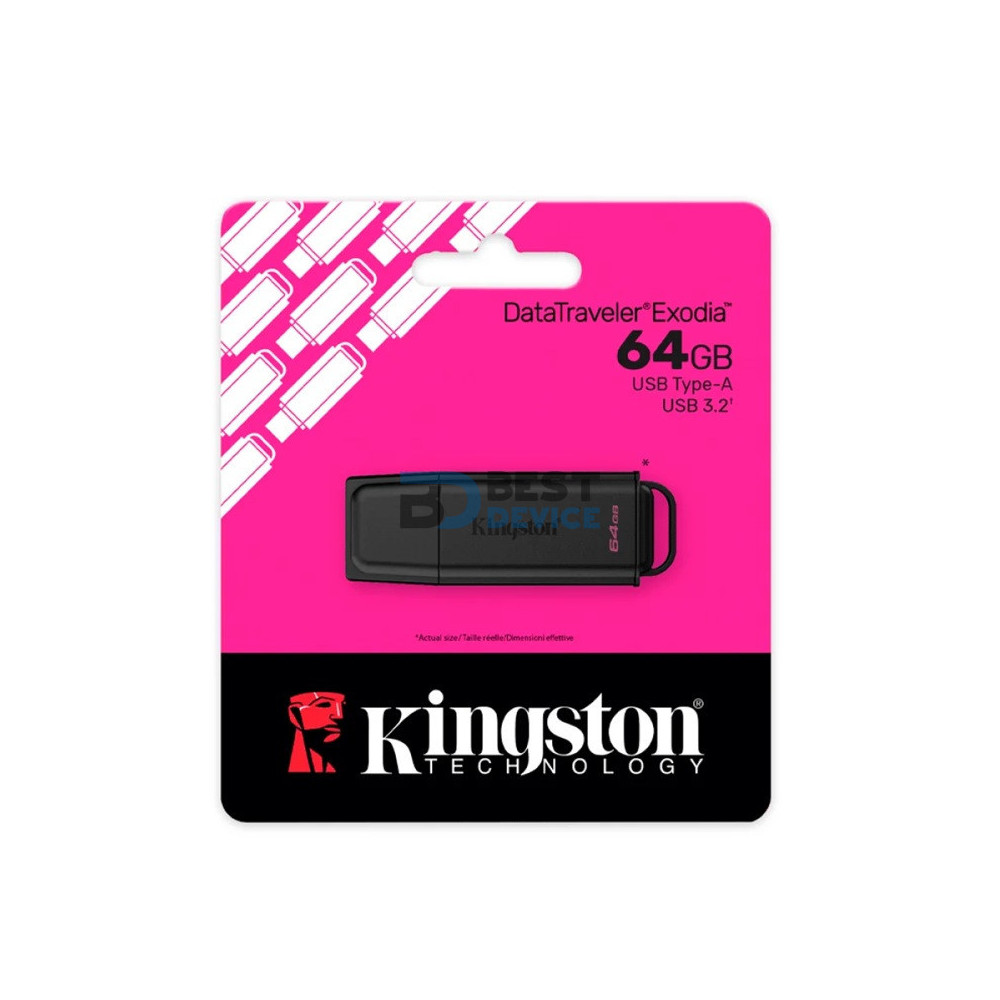 PENDRIVE KINGSTON DATATRAVELER EXODIA 64GB DTXG2/64GB USB-A 3.2