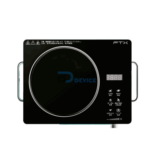 PLACA DE COCINA VITROCERAMICA FTX FEC-1H 3500W DIGITAL/1 HORNALLA/NEGRO CON SELECTOR