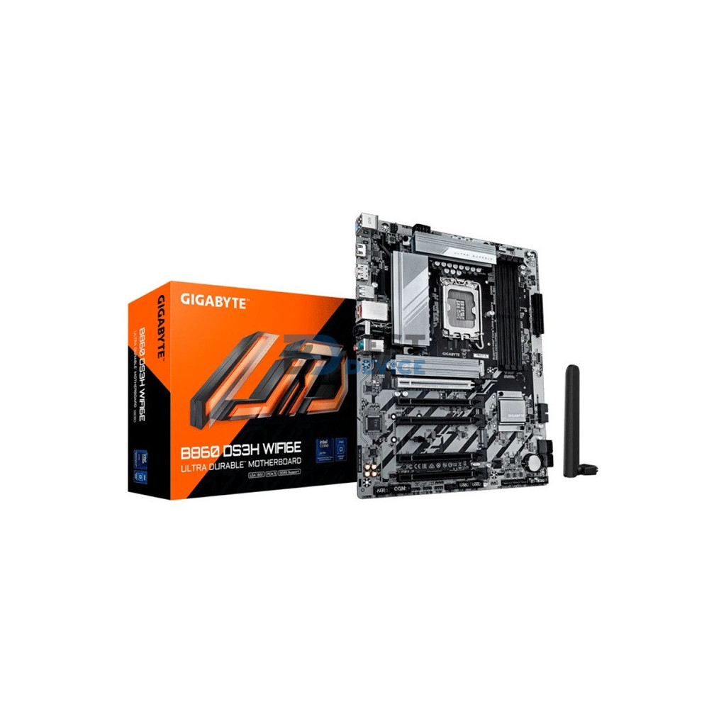 PLACA MADRE GIGABYTE 1851 B860 DS3H WIFI6E DDR5 S/R/HDMI/DP/2M2/USB3.2/ATX