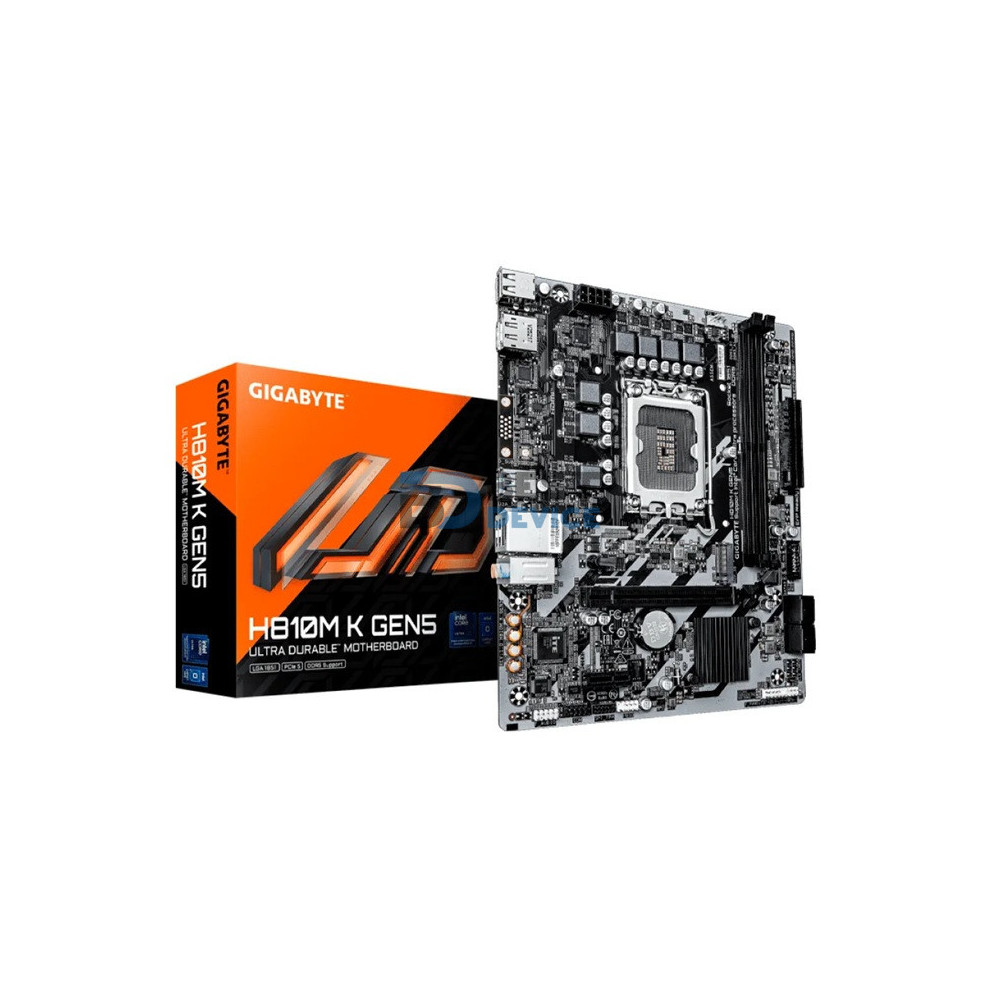 PLACA MADRE GIGABYTE 1851 H810M K GEN5 S/R/HDMI/DP/M2/DDR5/USB3.2/MATX