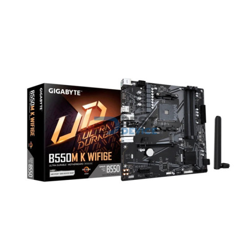 PLACA MADRE GIGABYTE AM4 B550M K WIFI6E S/R/HDMI/DP/2M2/DDR4/USB3.2/MATX