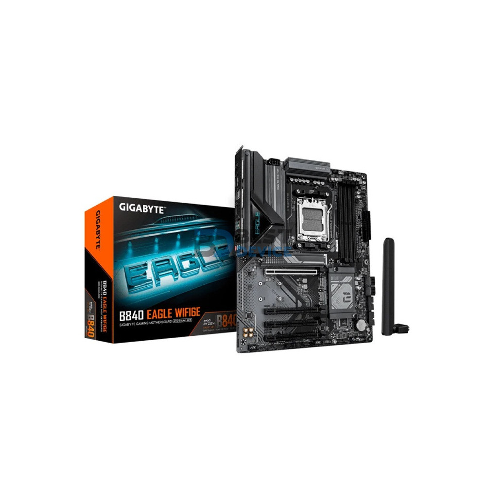 PLACA MADRE GIGABYTE AM5 B840 EAGLE WIFI6E DDR5 S/R/HDMI/DP/3M2/USB/ATX
