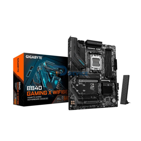 PLACA MADRE GIGABYTE AM5 B840 GAMING X WIFI6E DDR5 S/R/HDMI/DP/3M2/USB/ATX