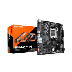 PLACA MADRE GIGABYTE AM5 B840M H DDR5 S/R/HDMI/DP/M2/USB3.2/MATX