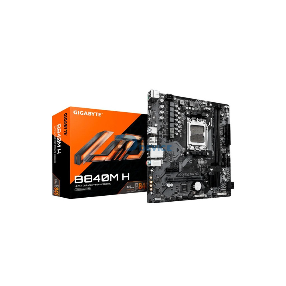 PLACA MADRE GIGABYTE AM5 B840M H DDR5 S/R/HDMI/DP/M2/USB3.2/MATX