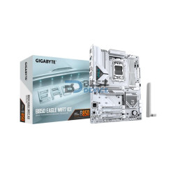 PLACA MADRE GIGABYTE AM5 B850 EAGLE WIFI7 ICE DDR5 S/R/HDMI/DP/3M2/USB3.2/ATX