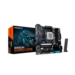 PLACA MADRE GIGABYTE AM5 B850M GAMING X WIFI6E DDR5 S/R/HDMI/2DP/2M2/USB3.2/MATX