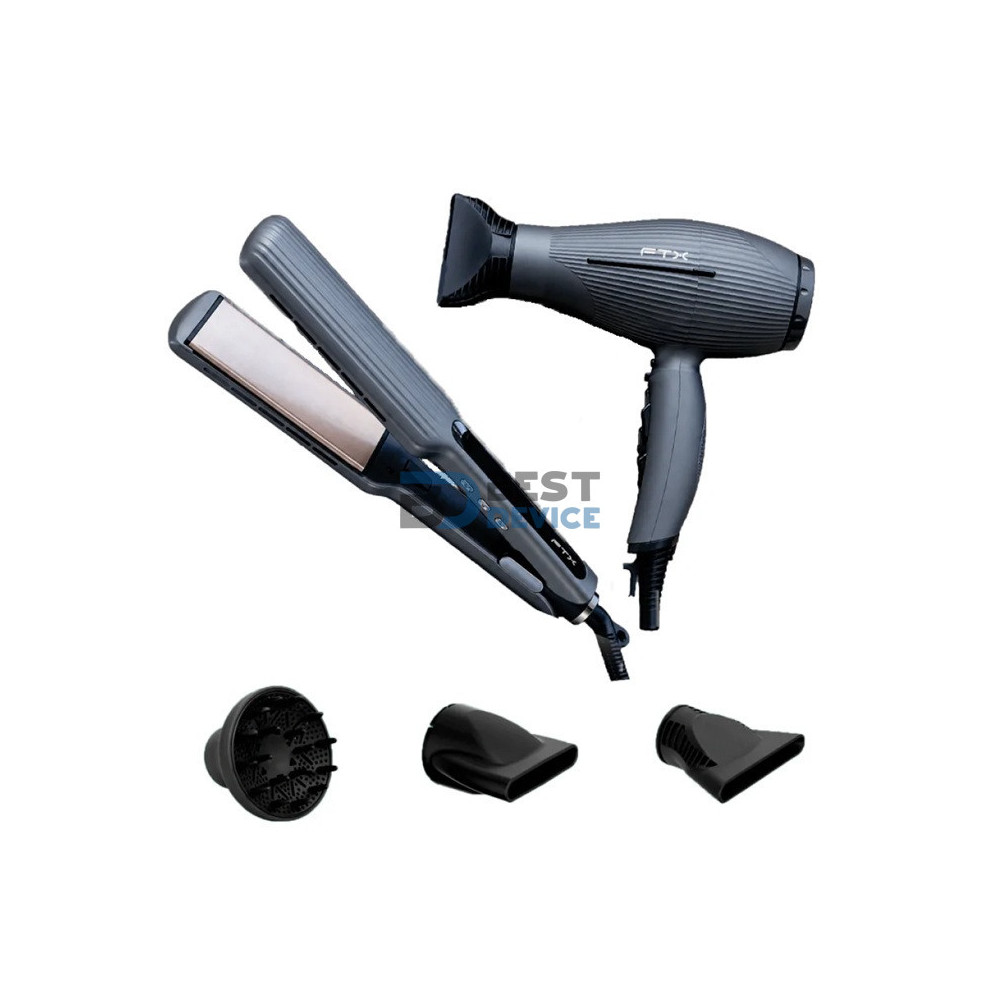 SECADOR+PLANCHITA MODELADORA FTX STYLE DUO 2200W+60W/220V