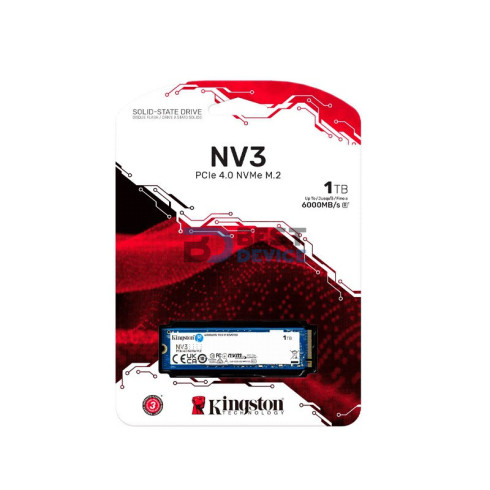 SSD KINGSTON 1TB NV3 M.2 NVME SNV3S/1000G PCIE 4.0
