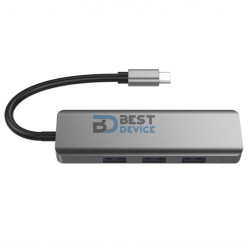 ADAPTADOR SATE USB TIPO C 7 EN 1 A-HUBC52