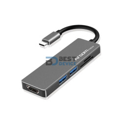 ADAPTADOR ARGOMTECH ARG-UB-0183 5 EN 1 TIPO C