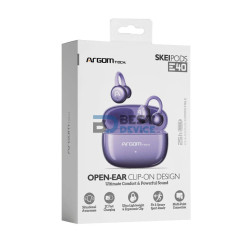 AURICULAR ARGOMTECH SKEIPODS E40 ARG-HS-5040PU PURPURA