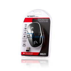 MOUSE ARGOMTECH ARG-MS-0031BK WIR NEGRO